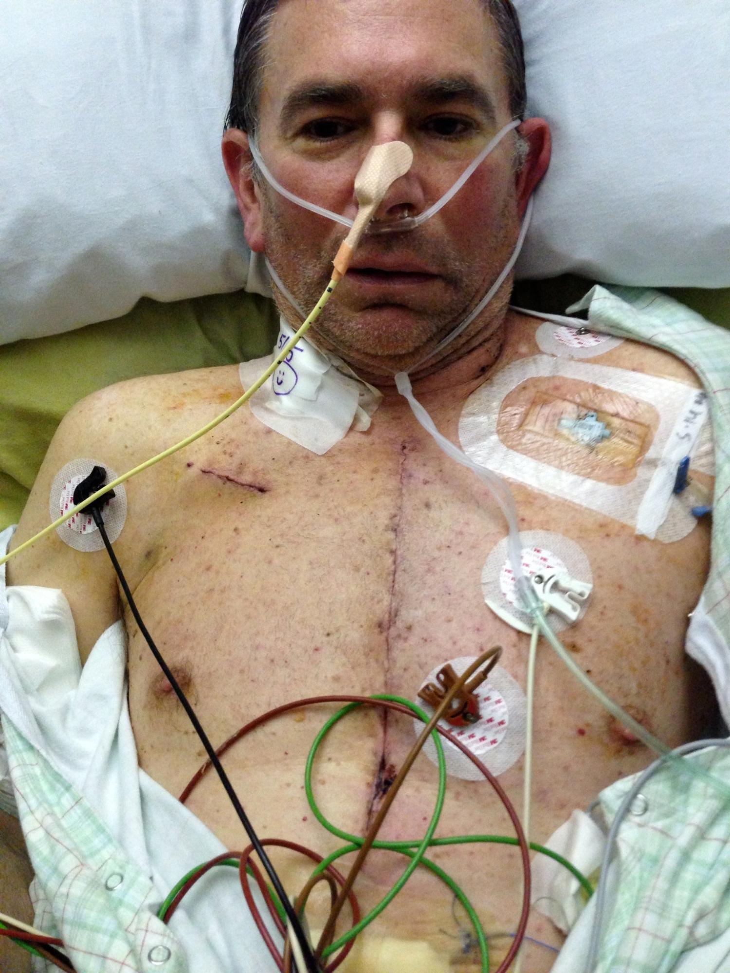 Eric Barr in Hospital